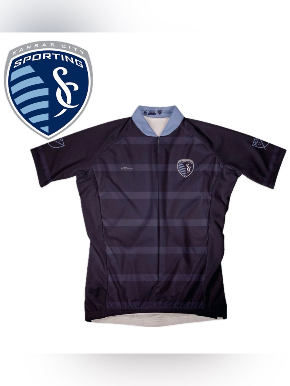 NWT [Vomax] Sporting Kansas City MLS Short Sleeve Cycling Jersey Women’s M